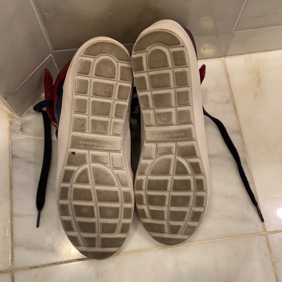 Isabel Marant Etoile leather high top sneakers - Picture 4 of 10